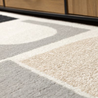 Kusový koberec Fusion 0213 white/dark pink