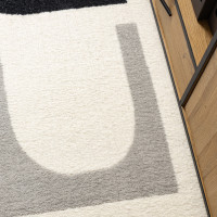 Kusový koberec Fusion 0213 white/dark pink