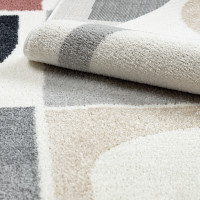 Kusový koberec Fusion 0213 white/dark pink