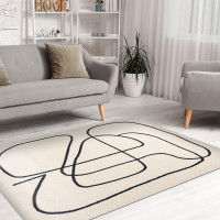 Kusový koberec Fusion 8297 cream/dark grey