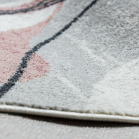 Kusový koberec Fusion 5868 white/dark pink