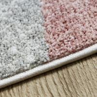 Kusový koberec Fusion 5868 white/dark pink