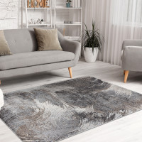 Kusový koberec Fusion 9617 dark grey/brown