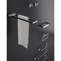 Gedy ELBA WC kefa závesná, mliečne sklo, chróm A033313