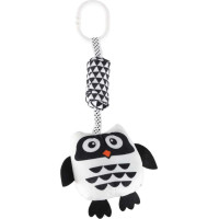 Senzorická kontrastná hrkálka - Sova