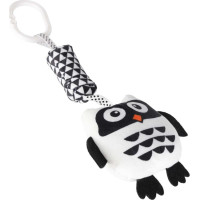 Senzorická kontrastná hrkálka - Sova