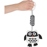 Senzorická kontrastná hrkálka - Sova