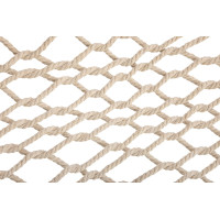 Záhradná hojdacia sieť BOHO so strapcami - 200 cm - ecru