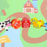 Drevené korálky na navliekanie - Zvieratká