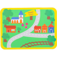 Drevené korálky na navliekanie - Autíčka a značky