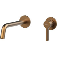 Sapho ICONIC podomietková dvojprvková umývadlová batéria, meď mat AF008PG