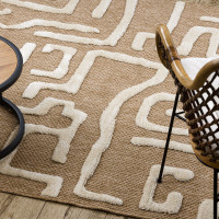 Kusový koberec Spark 0711A beige/cream