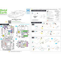 METAL EARTH 3D puzzle 1969 Pontiac GTO Judge
