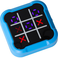 Herná konzola 4v1 Piškvorky - modrá