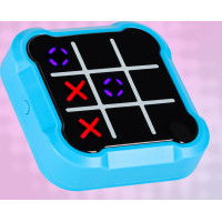 Herná konzola 4v1 Piškvorky - modrá