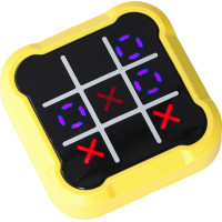 Herná konzola 4v1 Piškvorky - žltá