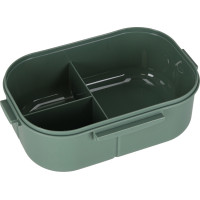 Obedový box s priehradkami 1200 ml - zelený