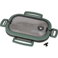 Obedový box s priehradkami 1200 ml - zelený