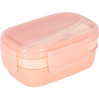 Olovrantový box s priehradkami 1900 ml - oranžový