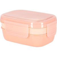 Olovrantový box s priehradkami 1900 ml - oranžový