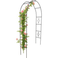 Záhradná kovová pergola oblúk 240 cm - zelená