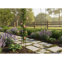 Záhradná kovová pergola oblúk 240 cm - zelená