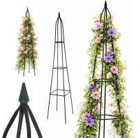 Záhradná kovová pergola LUARO 195 cm - pyramída