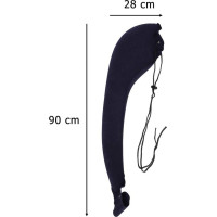 Nafukovací bočný cestovný vankúš na rameno - tmavomodrý