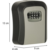 Nástenná skrinka na kľúče s kódom