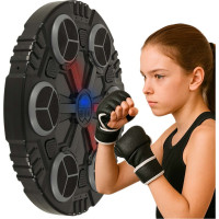 Boxerský nástenný trenažér KX3009 s Bluetooth, LED a USB + rukavice