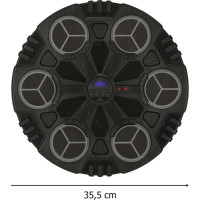 Boxerský nástenný trenažér KX3009 s Bluetooth, LED a USB + rukavice