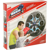 Boxerský nástenný trenažér KX3009 s Bluetooth, LED a USB + rukavice