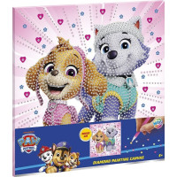 MOXY Diamantové maľovanie na plátne Tlapková patrola 30x30 cm