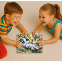 WOODEN CITY Drevené puzzle Roztomilé mačiatko 40 dielikov