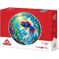 ART PUZZLE Okrúhle puzzle Akvárium 570 dielikov