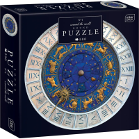 INTERDRUK Okrúhle puzzle Around the World: Znamenie 500 dielikov