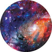 INTERDRUK Okrúhle puzzle Galaxy: Vesmír 500 dielikov