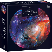 INTERDRUK Okrúhle puzzle Galaxy: Vesmír 500 dielikov
