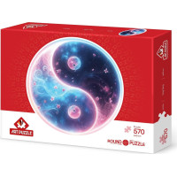 ART PUZZLE Okrúhle puzzle Jing a jang 570 dielikov