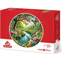 ART PUZZLE Okrúhle puzzle Monarchova záhrada 570 dielikov