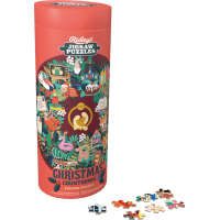 RIDLEY'S GAMES Okrúhle puzzle Odpočítavanie do Vianoc 1000 dielikov