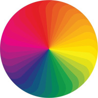 ART PUZZLE Okrúhle puzzle Paleta farieb 570 dielikov