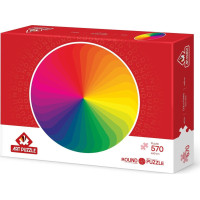 ART PUZZLE Okrúhle puzzle Paleta farieb 570 dielikov