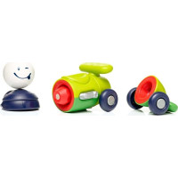 SMARTMAX Magnetická stavebnica Moje prvé auto 5 dielikov