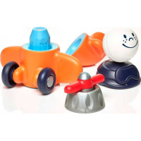 SMARTMAX Magnetická stavebnica Moje prvé lietadlo 5 dielikov