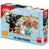 DINO Puzzle Bing pri bazéne 24 dielikov