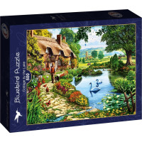 BLUEBIRD Puzzle Chata pri jazere 500 dielikov
