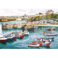 GIBSONS Puzzle Cornwall pri mori 4x500 dielikov