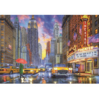 CLEMENTONI Puzzle Daždivý Manhattan 2000 dielikov