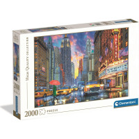 CLEMENTONI Puzzle Daždivý Manhattan 2000 dielikov